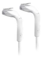 Ubiquiti UniFi Cat6 patchkabel - 30cm - hvit - ultratynn og fleksibel