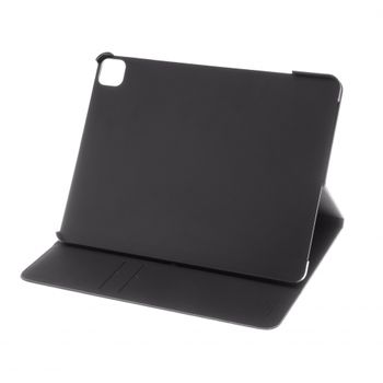 INSMAT Exclusive Flip Case - Vikbart fodral för surfplatta - gummiöverdragen polykarbonat - svart - för Apple 12.9-inch iPad Pro (4:e generation) (652-1245)