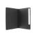 INSMAT Exclusive Flip Case - Vikbart fodral för surfplatta - polykarbonat,  narvat läder - svart - för Samsung Galaxy Tab S5e