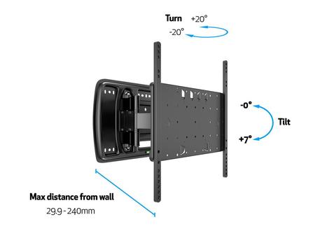 MULTIBRACKETS M VESA Super Slim Tilt & Turn (7350022734036)