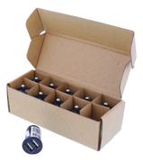 DELTACO Car charger, 2.4 A, refill for display, 10pcs