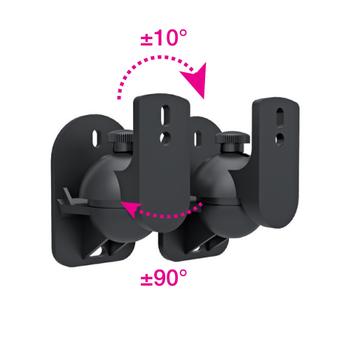 TECHLY Pair Speakers Wall Brackets  (ICA-SP-SS28)