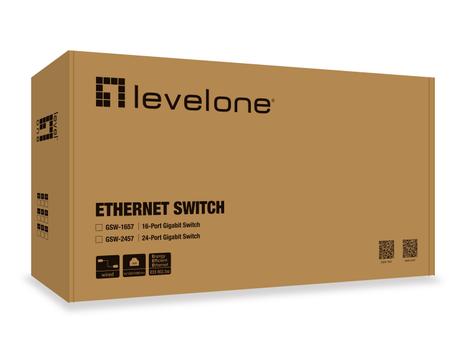 LEVELONE Switch 24xPort PalmCo (GSW-2457)