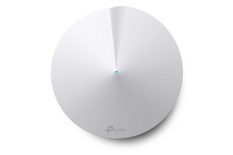 TP-Link DECO M5 - Wi-Fi-system (ruter) - inntil 4500 kvadratfot - maske - GigE - 802.11b/ g/ n/ ac,  Bluetooth 4.2 - Dobbeltbånd (DECO M5(1-PACK))
