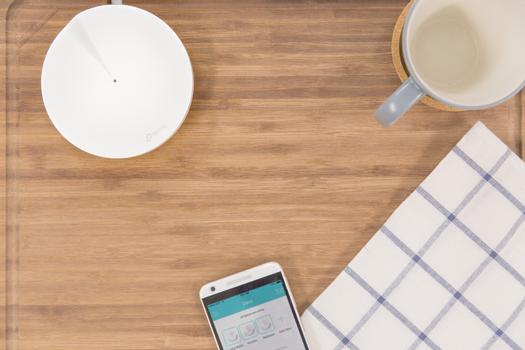 TP-Link DECO M5 - Wi-Fi-system (ruter) - inntil 4500 kvadratfot - maske - GigE - 802.11b/ g/ n/ ac,  Bluetooth 4.2 - Dobbeltbånd (DECO M5(1-PACK))