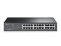 TP-LINK nätverksswitch, 24-ports, 10/100 Mbps, RJ45, 19"