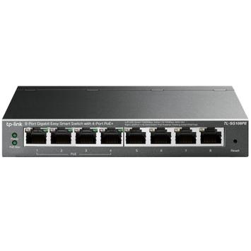 TP-Link 8-Port Gigabit 4-Port PoE+ Easy Smart Switch (TL-SG108PE)