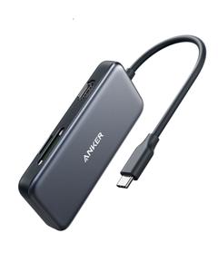 ANKER PREMUIM 5-IN-1 USB-C HUB (GRAY) (A8334HA1)