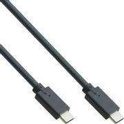 Coferro Cables USB-C 3.2 Gen 2x2 kabel, USB-C: Han - USB-C: Han 1,5m, 20 Gbps,, 100W, sort (509350117)