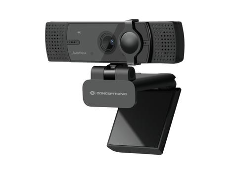 CONCEPTRONIC Amdis 4K Autofokus Webcam Svart (AMDIS07B)