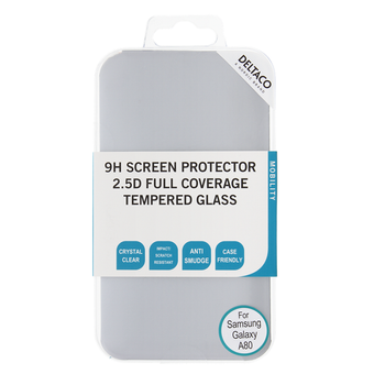 DELTACO screen protector,  Galaxy A80, 2.5D full coverage glass (SCRN-A80)