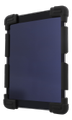 DELTACO Silicone cover for 9-11.6 tablets, Stand, Black