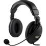 DELTACO headset with Microphone, Black