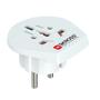SKROSS Travel Adapter World to Europe 100-250V, Max 16A - White