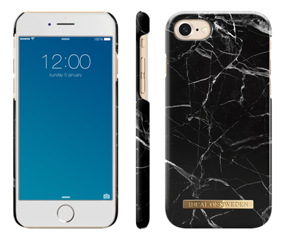 iDEAL OF SWEDEN Ideal Fashion Baksidedeksel For Mobiltelefon iPhone 6/6s, iPhone 7, iPhone 8, iPhone SE (2020) Marmorsvart (IDFCA16-I7-21)