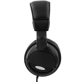 DELTACO headphones with Volume Control, 2.2m Cable, Black (HL-8)