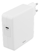 DELTACO 87W USB-C Power supply, Fast charging, USB-C PD, whi
