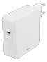 DELTACO 87W USB-C Power supply, Fast charging, USB-C PD, whi