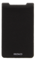 DELTACO Adhesive card holder, RFID blocking, 3M adhesive, black