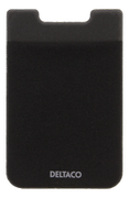 DELTACO älypuhelimen maksukorttitasku, 3M:n liimapinta, musta