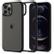 SPIGEN iPhone 12 Max / 12 Pro Ultra Hybrid, Svart/ Gjennomsiktig Hybrid design med støtdempende kanter