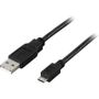 DELTACO USB 2.0 kabel A han - Micro B han 0,5m