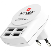 SKROSS Euro USB Charger - 4xUSB Type A