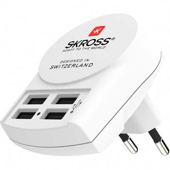 SKROSS Euro USB Charger - 4xUSB Type A (1302422)
