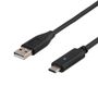 DELTACO USB 2.0 Cable, Typ C - Typ A , 1m, Black