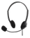 DELTACO Stereo Headset, 30mm, 3.5mm, 4-pol, Black