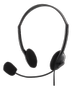 DELTACO Stereo Headset, 30mm, 3.5mm, 4-pol, Black