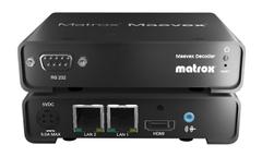 MATROX Maevex D5150F Decoder Video over IP Decoder, HDMI/DVI, 1920x1200/1080p60, analog audio-out, A/V, RJ45