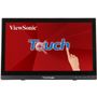 VIEWSONIC LED monitor - 16" (15.6" viewable) - touchscreen - 1366 x 768 @ 60 Hz - TN - 190 cd/m² - 500:1 - 12 ms - HDMI, VGA - speakers