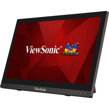VIEWSONIC LED monitor - 16" (15.6" viewable) - touchscreen - 1366 x 768 @ 60 Hz - TN - 190 cd/m² - 500:1 - 12 ms - HDMI, VGA - speakers (TD1630-3)