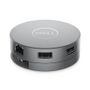 DELL DA310 Wired USB 3.2 Gen 2 (3.1 Gen 2) Type-C Silver IN (470-AEUP)