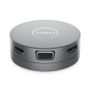 DELL DA310 Wired USB 3.2 Gen 2 (3.1 Gen 2) Type-C Silver IN (470-AEUP)