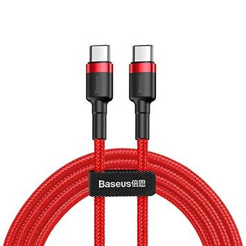 Baseus USB-C-kabel 60W 1m rød