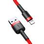 BASEUS Cafule USB to Lightning, 2.4A, 0.5m - Red