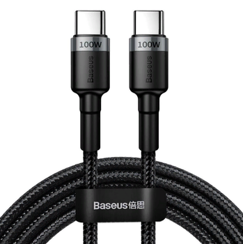 BASEUS Cafule USB-C-kabel,  2 meter PD 2.0, 100W, 5A (CATKLF-ALG1)