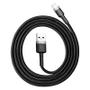 BASEUS Cafule USB Lightning Cable 2.4A 1m (Gray+Black)