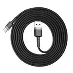 BASEUS Cafule 2A USB-C cable 2m - Grey (CATKLF-CG1)