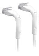 Ubiquiti UniFi Cat6 patchkabel - 10cm - hvit - ultratynn og fleksibel - 50-pakning