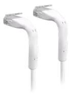 Ubiquiti UniFi Cat6 patchkabel - 10cm - hvit - ultratynn og fleksibel - 50-pakning