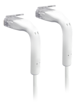 Ubiquiti UniFi Cat6 patchkabel - 10cm - hvit - ultratynn og fleksibel - 50-pakning (U-Cable-Patch-RJ45-50)