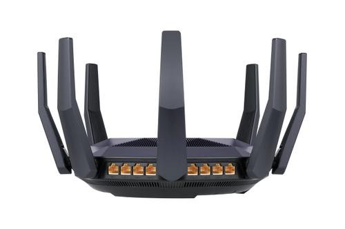 ASUS RT-AX89X 2.2GHz quad-core processor dual 10G ports USB 3.0 media server 3G/4G (90IG04J1-BM3010)