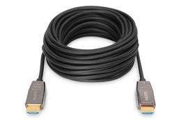 Digitus HDMI AOC hybrid-fiber connection cable Type A M/M 10m UHD 8K60Hz CE gold bl NS