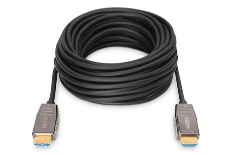 Digitus HDMI AOC hybrid-fiber connection cable Type A M/M 10m UHD 8K60Hz CE gold bl NS (AK-330126-100-S)
