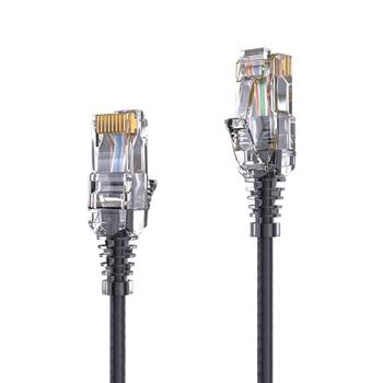 PURELINK CAT 6 Patch Cable. SLIM - UTP - LSOH - black - 0,2, 5m (MC1500-0025)