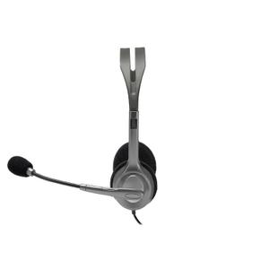 LOGITECH H110 Stereo Headset - Grey (981-000271)