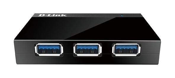 D-LINK DUB 1340 - Hub - 4 x SuperSpeed USB 3.0 - stasjonær - for D-Link DUB-1310 (DUB-1340/E)